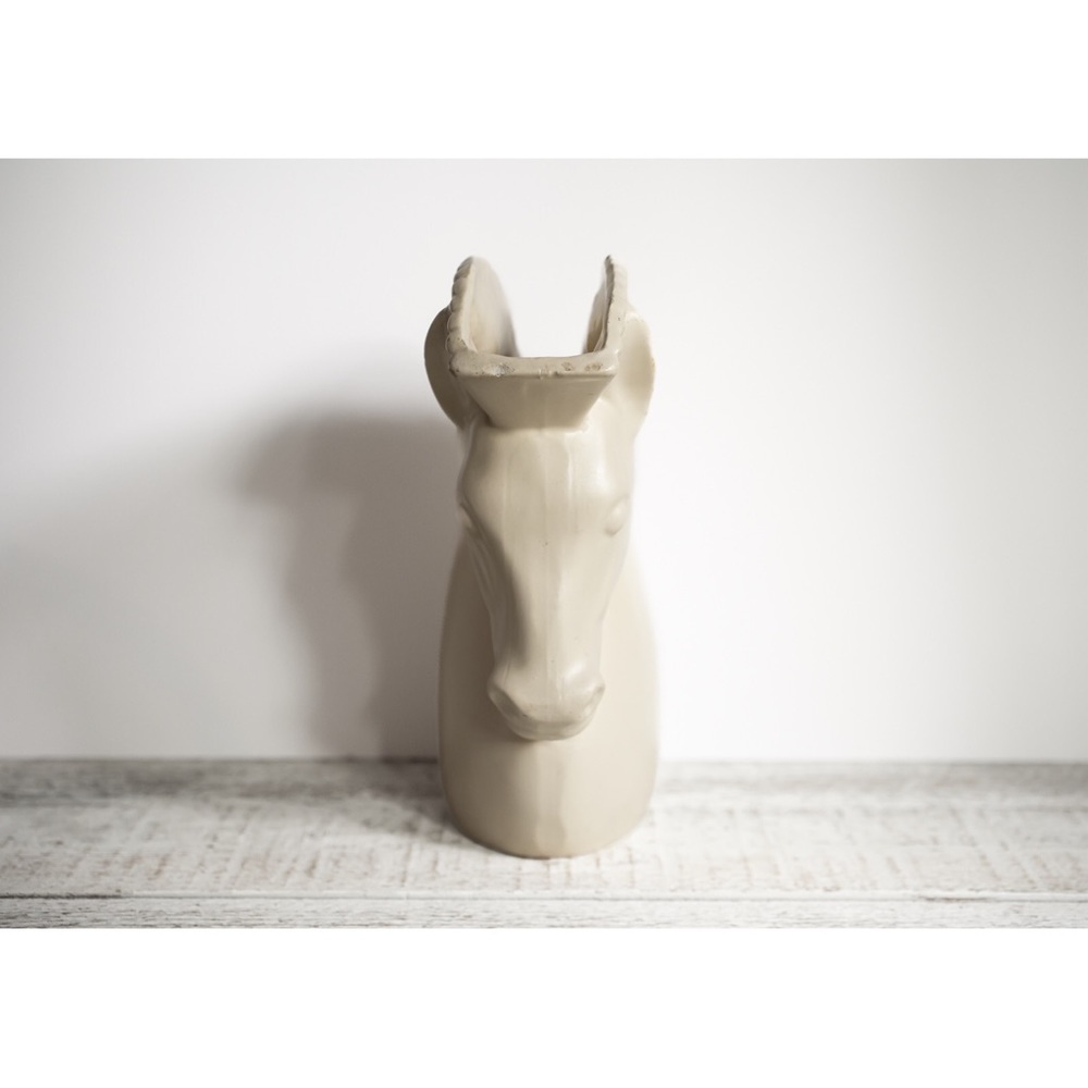 Vintage 1950s Retro Haeger Horse Head Pottery Vase - Picture 6 of 12